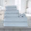 Ruvins Cotton Highly Absorbent 8-Piece Solid and Checkered Border Towel Set-180414473