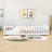 Queen Floor Bed With Safety Guardrails-2120676065