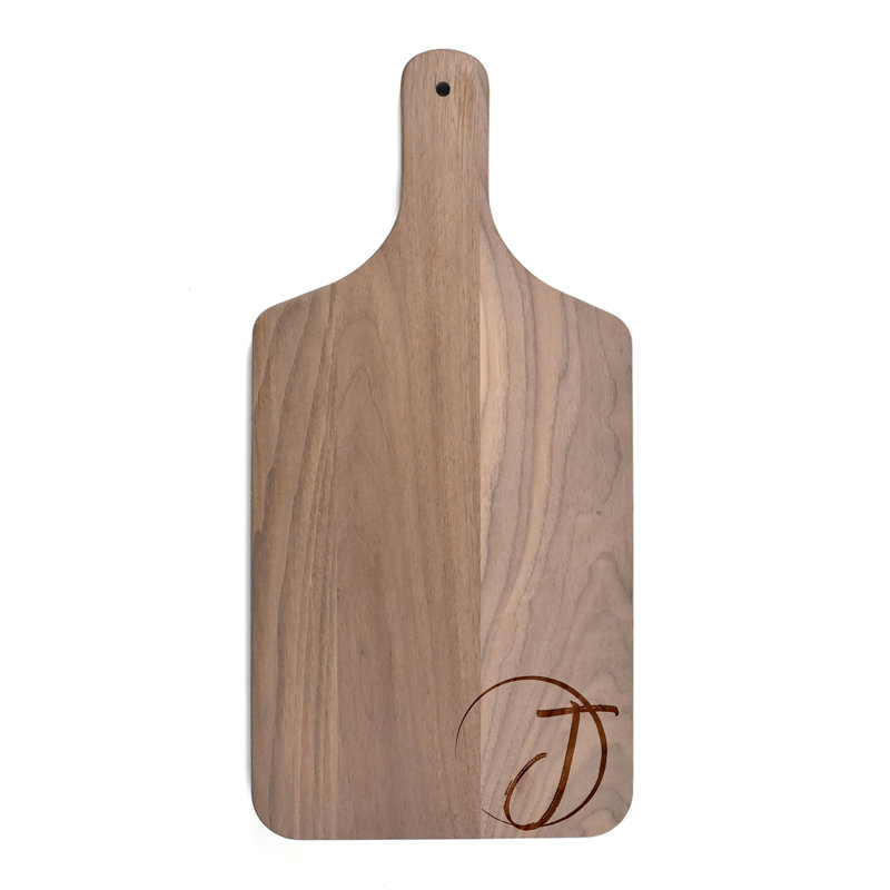 Circle Monogram - J Cutting Board