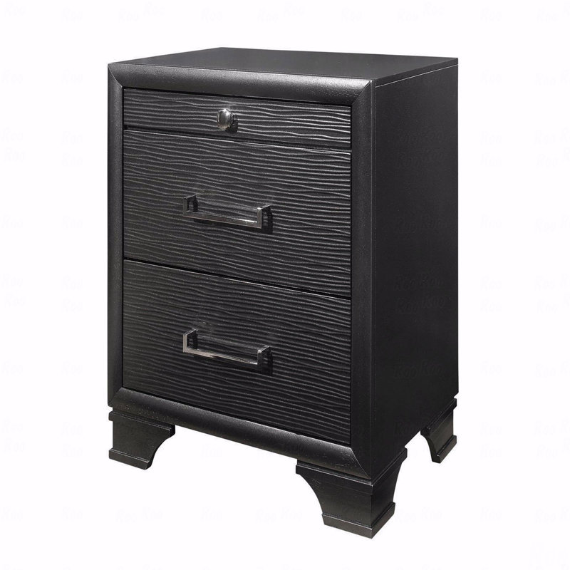 Grey Nightstand, Gray