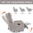 Manual Recliner Chair With Rocker And Swivel In Fabric For Living Room-274270111