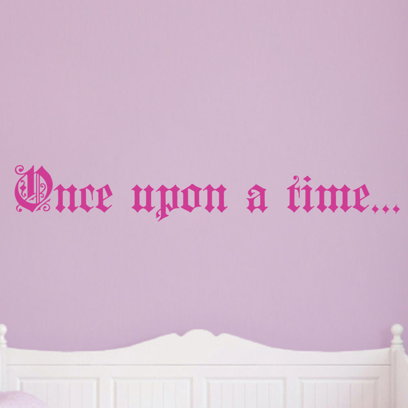 Text & Numbers Non-Wall Damaging Wall Decal, Hot Pink