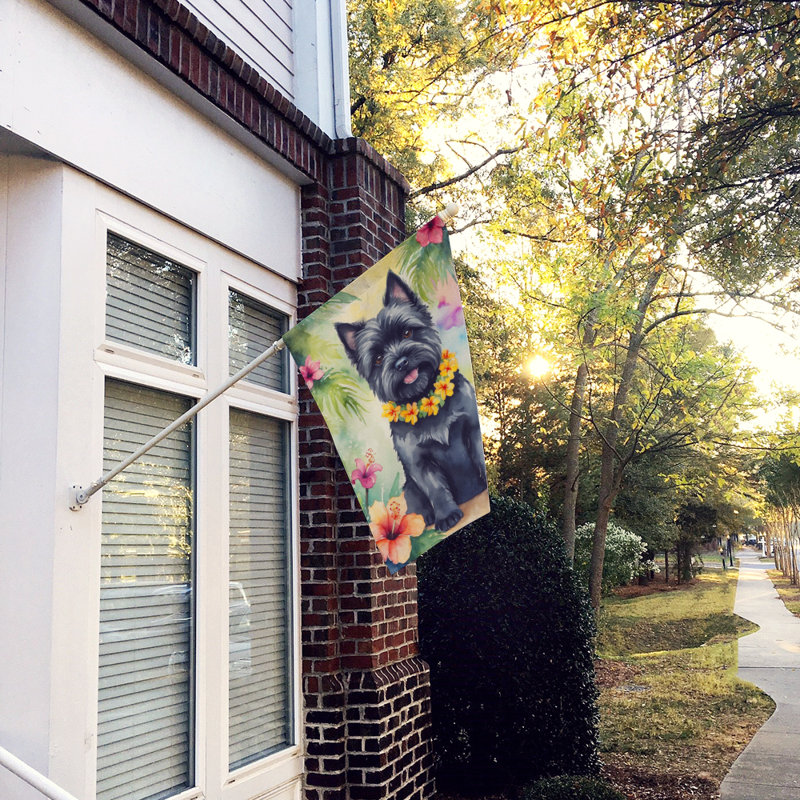 Drapeau pour animal à double face H 40 po x l 28 po