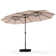 Ayram 457cm x 274cm Rectangular Traditional Umbrella