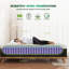 Matelas en mousse à mémoire de forme avec isolement de mouvement et support de bord solide-635427069-646778630
