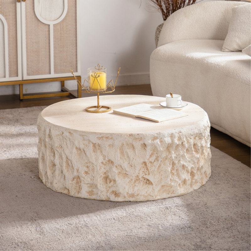 Table basse ronde Mid-Century
