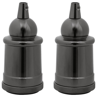 Symple Stuff Lamp Holders 2 Pcs Red Bronze E27