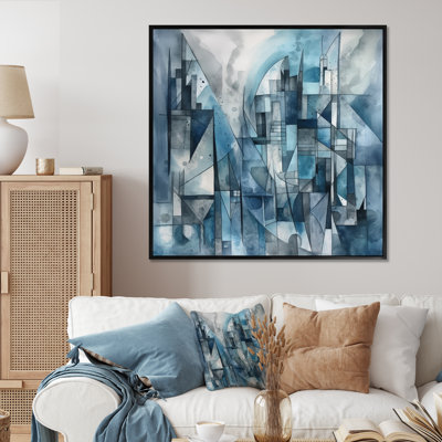 Blue Abstracted Harmonies Of Shape III " Blue Abstracted Harmonies Of Shape III "