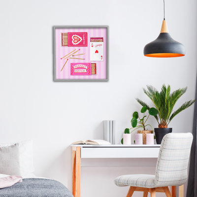 Giclée romantique encadrée, conçue par Rachael Reese