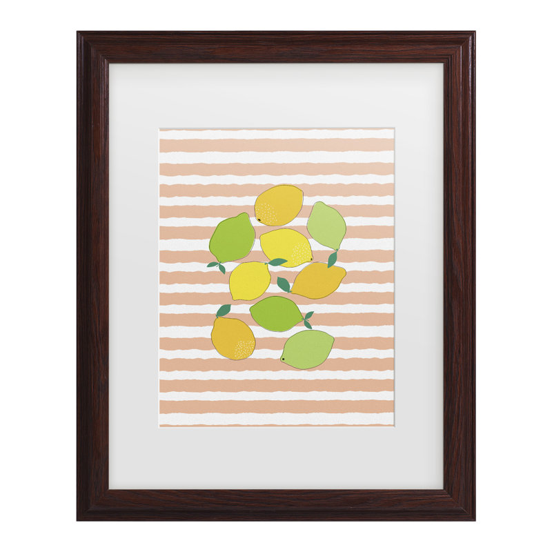«Orara Studio Citrus Crowd», art encadré, H 13,75 po x l 16,75 po