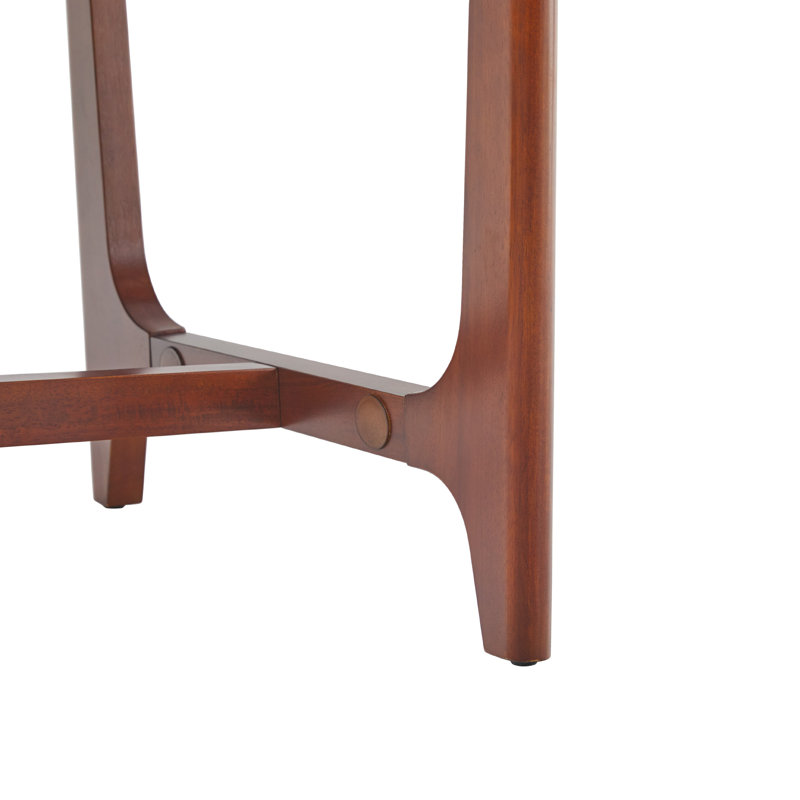 Marrisha 59.5" Trestle Dining Table, Walnut
