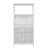 Bamboo Storage Cabinet, Separate Bathroom Cabinet With 2 Doors-1863671996