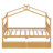 House Bed with Drawers & Wooden Frame-125376349