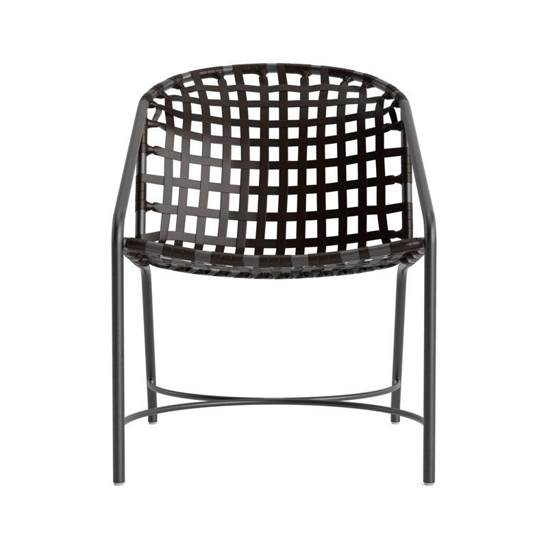 Kantan Outdoor Armchair, Textured Pewter/Coffee