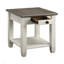 Table de bout 1Pc avec tiroir et tablette inférieure-1842297715