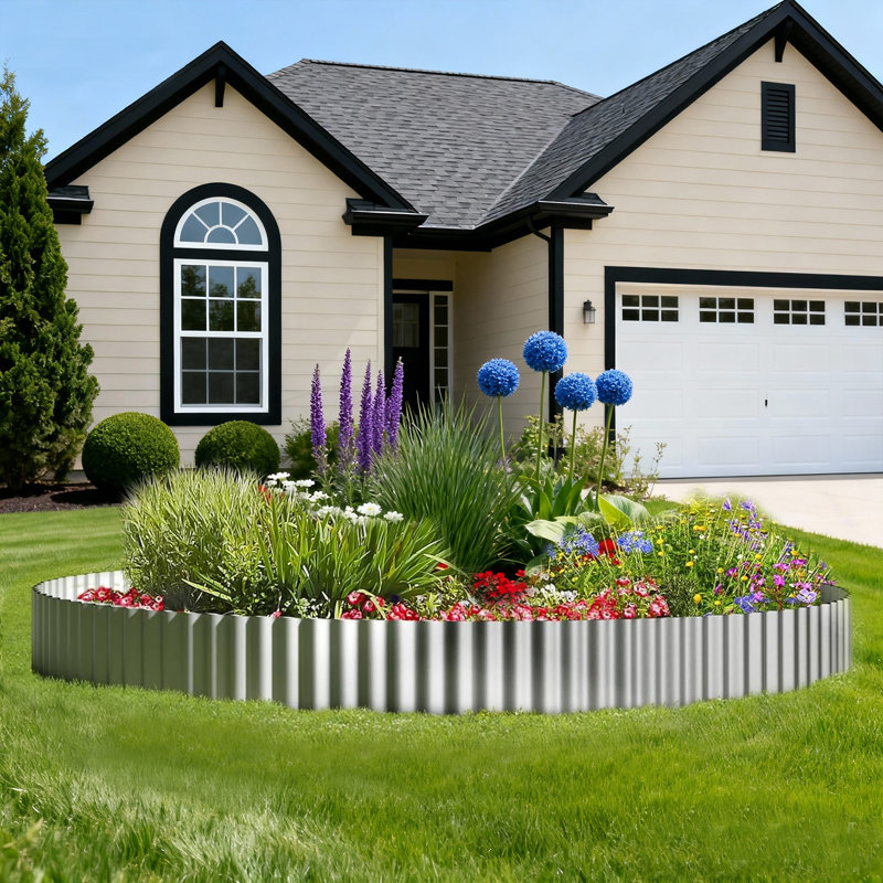 0.01 cm H x 1524 cm W Lawn Edging Fencing