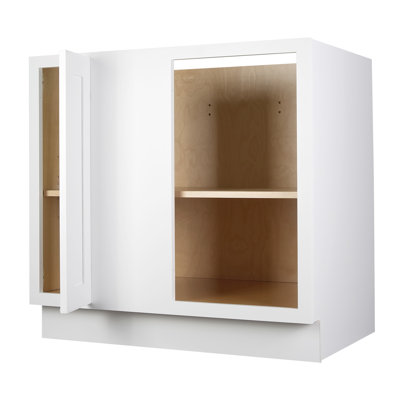 Koville BBC36/39FH White Shaker Full High Blind Base Cabinet With Plywood Box
