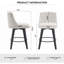 Ensemble de 2 tabourets pivotants 25 po, hauteur de comptoir 25 po-849448995