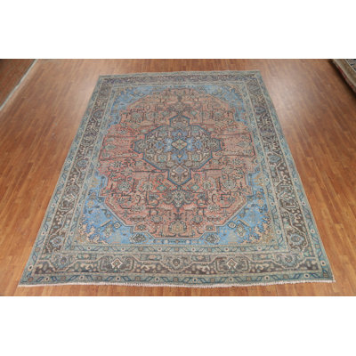 Light Pink Medallion Traditional  Area Rug 10x13