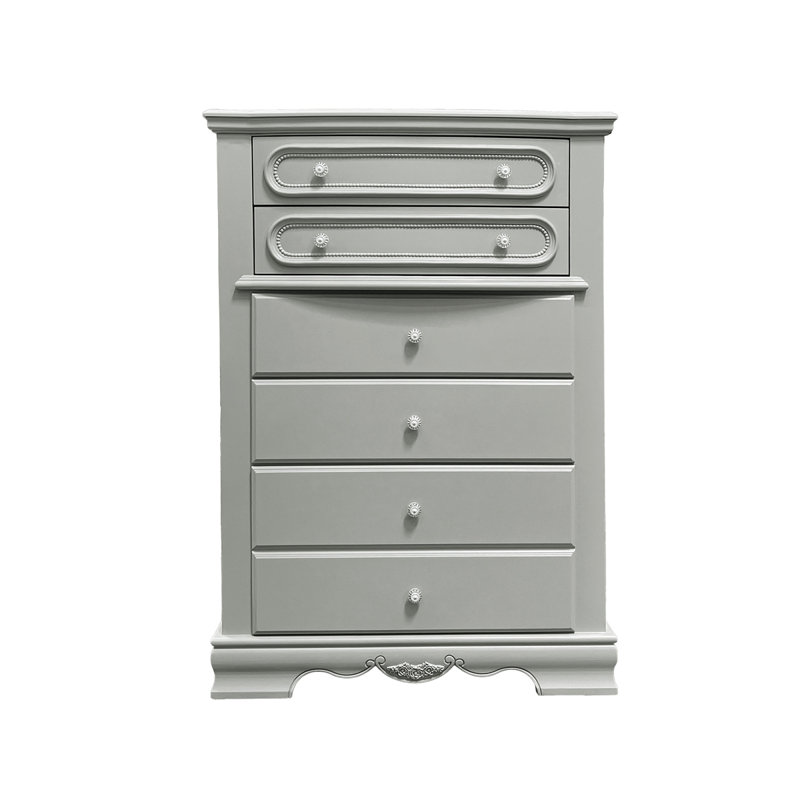 Commode 5 tiroirs Sauval , Gris