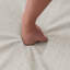 Canapé surdimensionné pour chiens de taille moyenne / grande - dossier moderne à vagues irrégulières, accoudoir simple, tissu en lin respirant de qualité supérieure, coussin doux et pieds en plastique bas - beige-1135195203