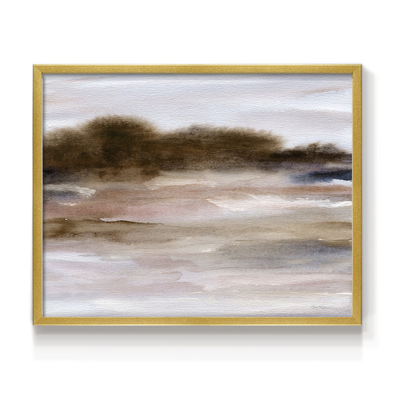 Baie automnale - reproduction encadrée - réarmable, H 8 po x l 10 po