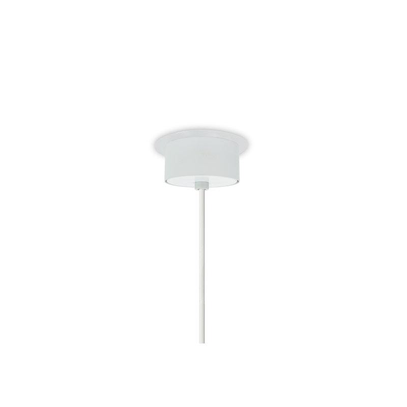 Nut 1 - Light Pendant, Natural Cherry, E26, Matte White