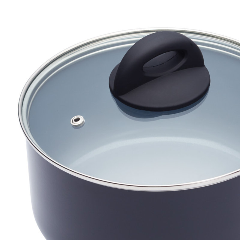 MasterClass Ceramic Non-Stick Induction Ready Saucepan, 1.9 L