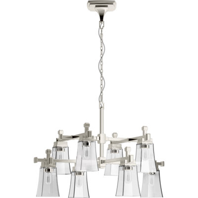 Riff 35 in. Eight-Light Chandelier