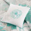 Édredon de literie - coton avec surdimensionné floral, jupe de lit, 3 coussins imprimés 200Tc, ornemental-120264808