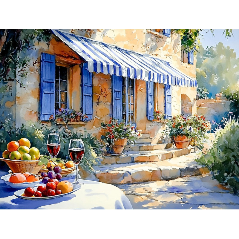 Art mural sur toile tendue Provence Home, H 24 po x l 36 po