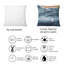 Coussin blanc à voile dans une mer scintillante et apaisante-1478741123