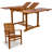 5-Piece Oval Extension Table Dining Chair Set