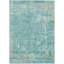 Tapis bleu sarcelle lavable à la machine intérieur / extérieur Xhevrie-2062073301
