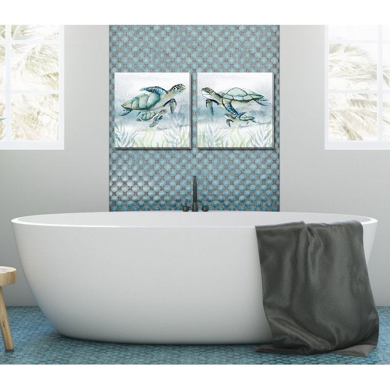 Swim Lessons Canvas Wall Art  Set
