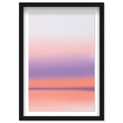 Peach Coastline Print by Oliver Gal