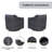 Harmonti Patio Aluminum Swivel Club Chair Covers
