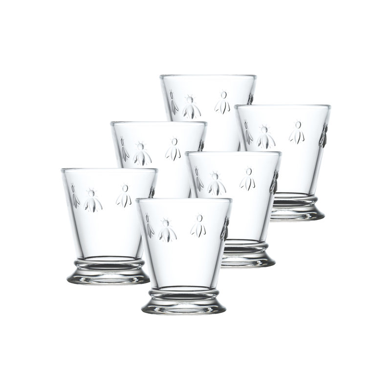 Napoleon Bee Drinking Glass, Clear, 10 oz