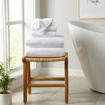 Drap de bain 100% coton texturé