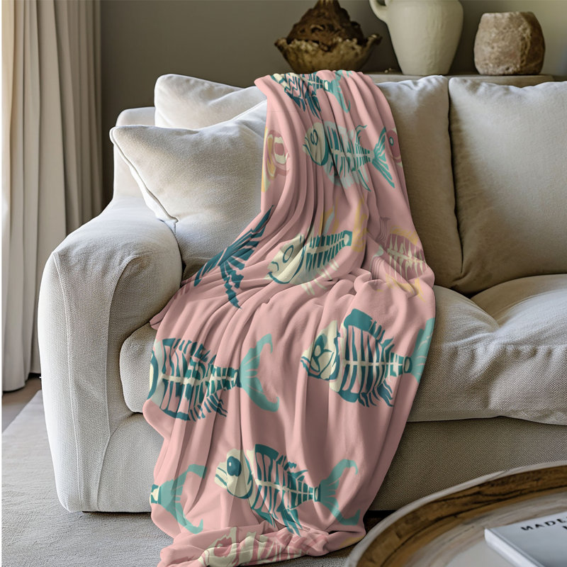 Bony Waters - Couverture Sherpa 1 pièce de qualité supérieure 0111, L 60 po x L 80 po