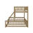 Twin XL Over Queen Bunk Bed With Ladder-1420551746