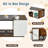Eujin Coffee Table, 2-in-1 Design