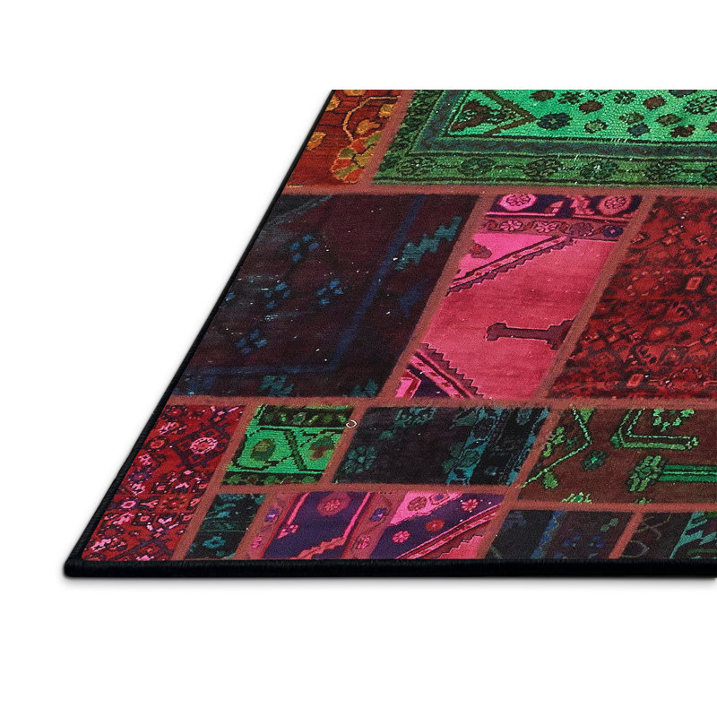 Abstract Indoor Rug, Rectangle 2' x 4'