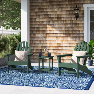 POLYWOOD x Sol 72 Katharine 3-Piece Adirondack Set