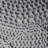Modern Home Grey Pouf With Classic Knit Weave - 20.02"X20.02"X13.64", No Assembly Covering