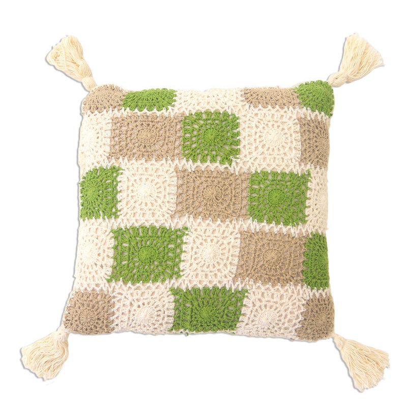 Geometric Cotton Pillow Cover