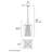 Malia 1 - Light LED Outdoor Hanging Lantern Outdoor Lighting