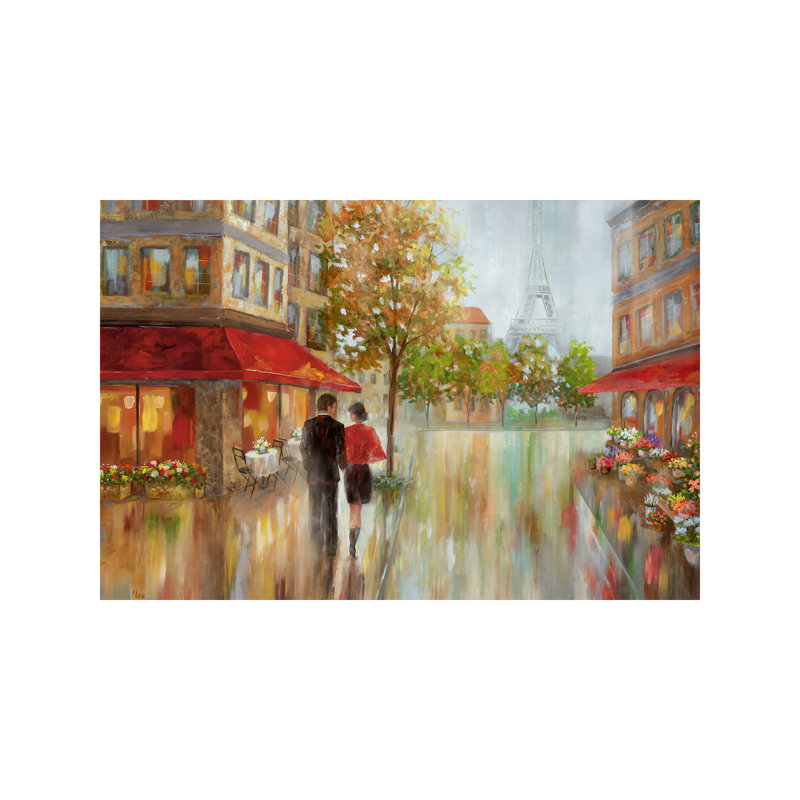 Romantic Promenade II by Nan - Wrapped Canvas Print, 101.6 cm H x 66.04 cm W x 3.175 cm D