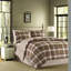 Cozy Reversible Microfiber Bedding Set, Rustic Plaid Style For Home Comfort