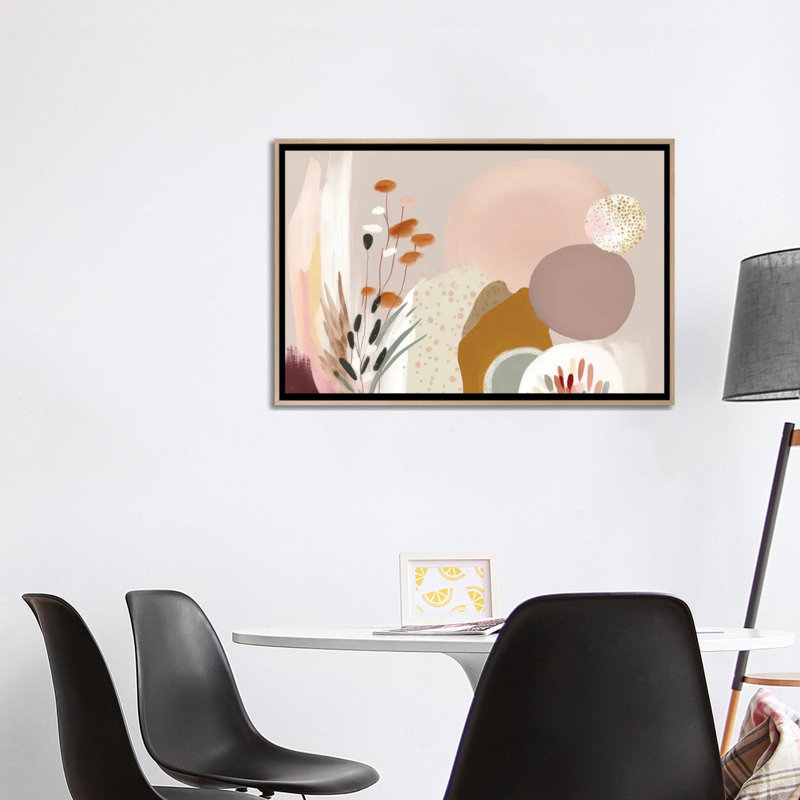 Beautiful Nature Forms, 26" H x 40" W x 1.5" D, Natural Wood Floater Framed Canvas, No Mat